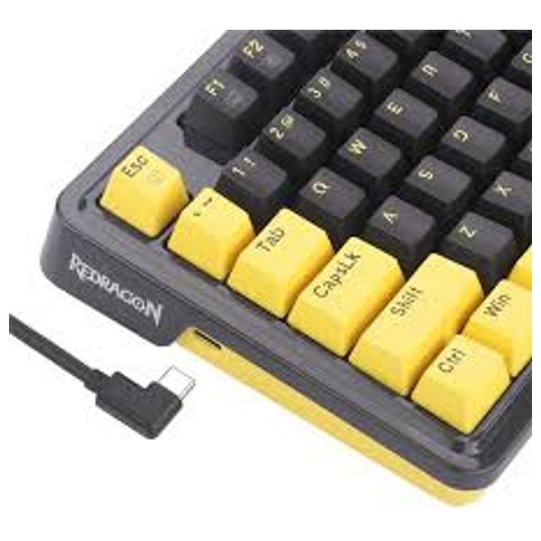  Redragon K649 - Wired Gasket RGB Gaming Keyboard - 82 Keys Layout - Quiet Custom Linear Switch - Black 