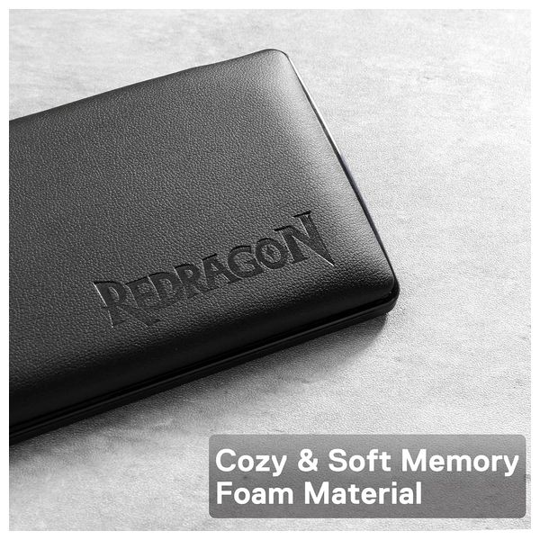 Redragon P037 Meteor L - Computer Keyboard Wrist Rest Pad - Black