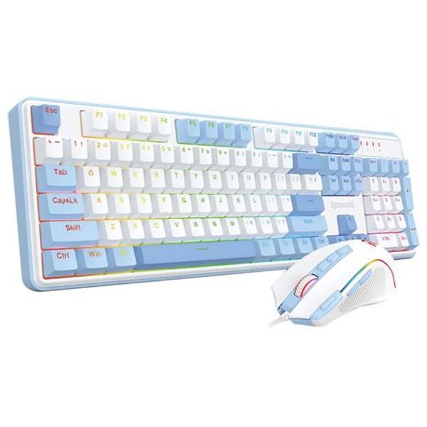  Redragon S139 - Wired Gaming Keyboard - RGB - Standard scroll wheel - Black 