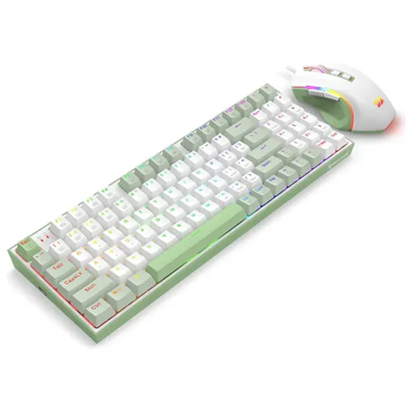 Redragon S134 - Wired Gaming Keyboard - RGB - Polling Rate 1000 Hz - Green