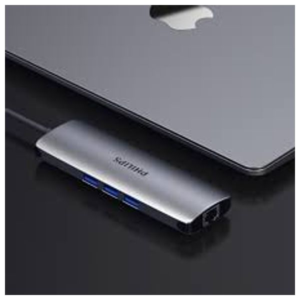  Philips SWR1608R/93 - USB-C Hub 5 in 1 - Silver 