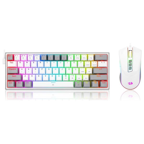 Redragon RD-S131 - Wired Gaming Keyboard - RGB - 1.8m - White