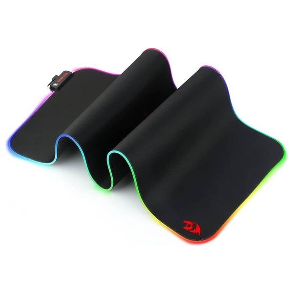 Redragon P033 Suzaku - RGB LED Extended Gaming Mousepad - 800x300x4mm - Soft Waterproof - Black