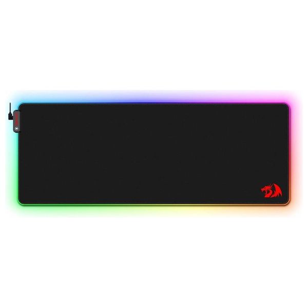 Redragon P033 Suzaku - RGB LED Extended Gaming Mousepad - 800x300x4mm - Soft Waterproof - Black