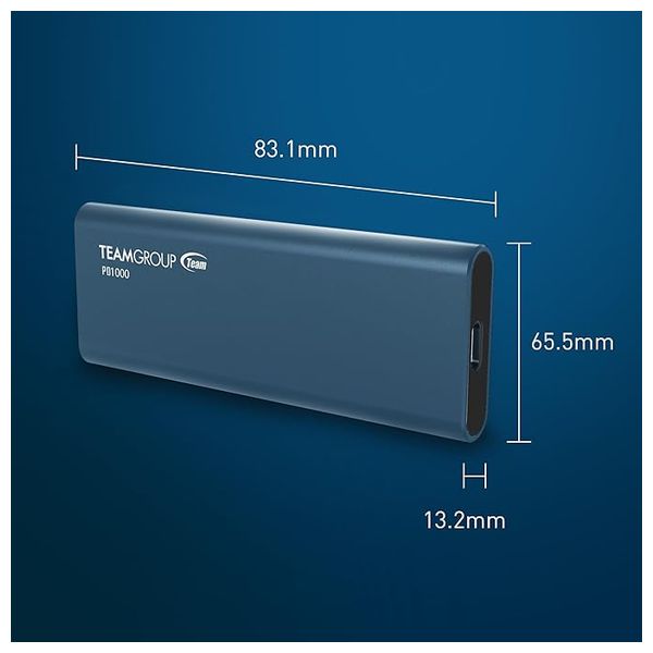 قرص صلب خارجي محمول تيم كروب - T8FED6002T0C108 - بسعة 2 تيرابايت - اسود