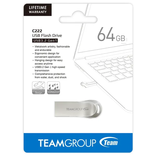 Team Group TC222364GS01 - Flash drive - 64GB