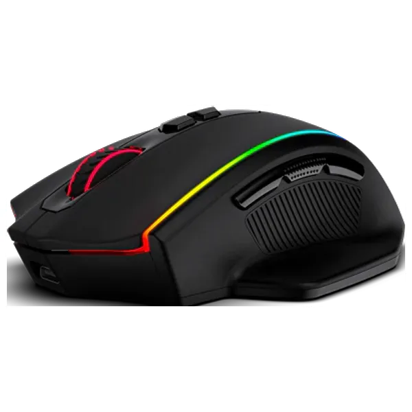 Redragon M686RGB - Wireless & Wired Gaming Mouse - 16000 DPI - 45H Battery Life - Customizable RGB - Black