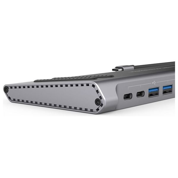  Onten 13 in 1 USB-C Docking station - multiple high-speed outputs - It delivers 4K HDMI video - Silver 