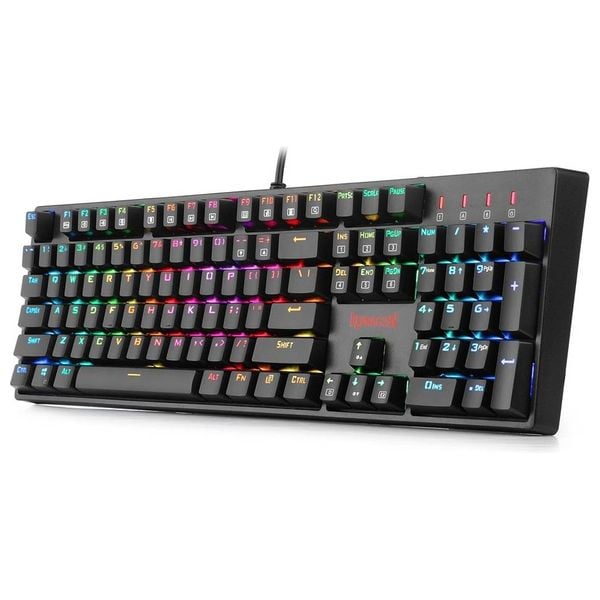 Redragon K582 - RGB Mechanical Gaming Keyboard - 104 Keys Full Layout - RGB Backlit - Black