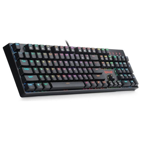 Redragon K582 - RGB Mechanical Gaming Keyboard - 104 Keys Full Layout - RGB Backlit - Black