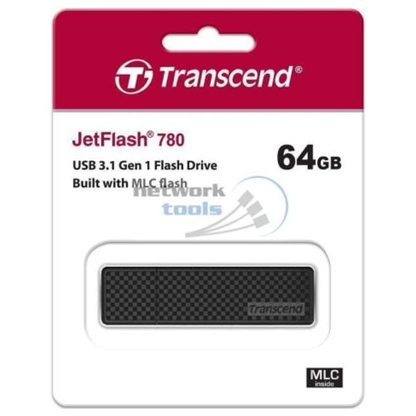 Transcend Jet Flash - 64GB - USB 3.0 - Black