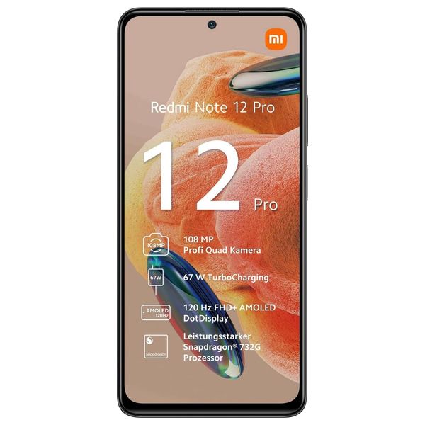  شاومي ريدمي نوت 12 برو - دبل سيم - 256/8 كيكابايت - رمادي 