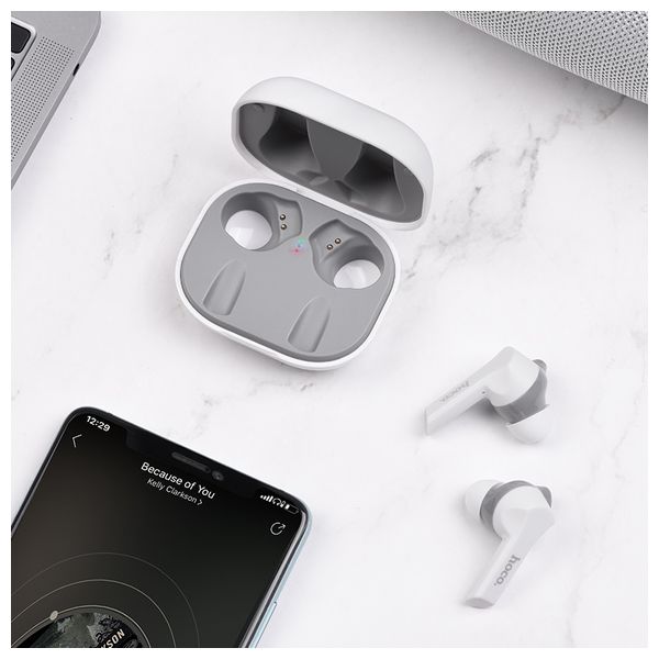  HOCO Es34-White - Bluetooth Headphone In Ear - White 