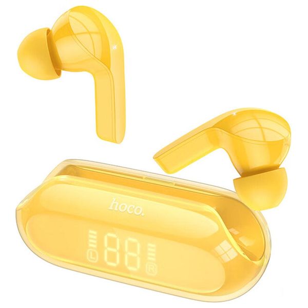  HOCO EW39- Bluetooth Headphone In Ear - Yellow 