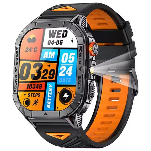 KOSPET K-80 - Smart watch - Amoled - 2.13 inch - Black
