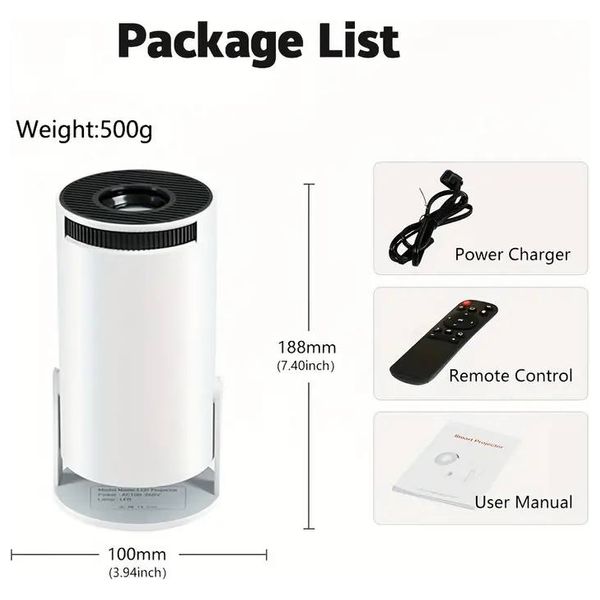  Magcubic hy300 - Mini Portable Projector 