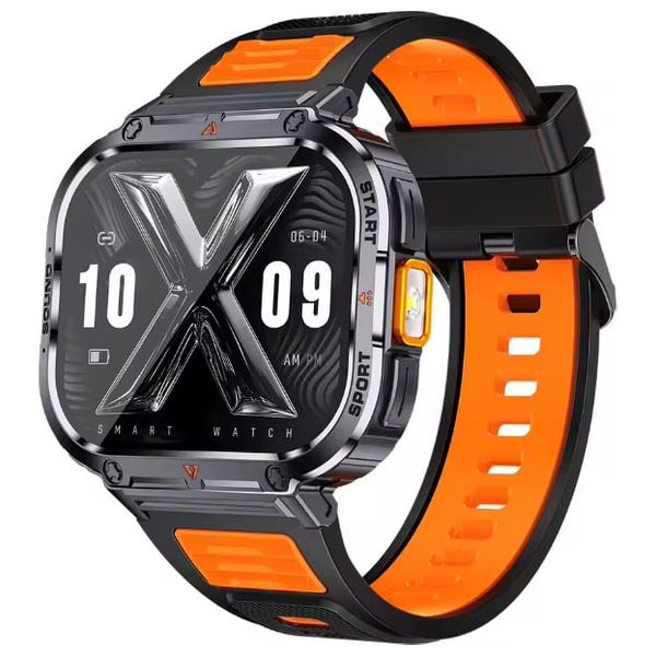 LOKMAT NX23 - SmartWatch - 2 Inch touchscreen - IP68 water resistance -  Orange