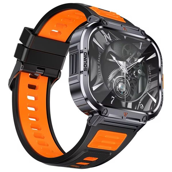 LOKMAT NX23 - SmartWatch - 2 Inch touchscreen - IP68 water resistance -  Orange