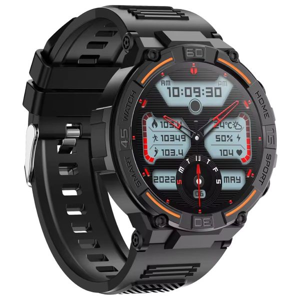  LOKMAT HW50 - Smart Watch - 1.9 Inches touchscreen - Up To 250–300 mAh - Black 