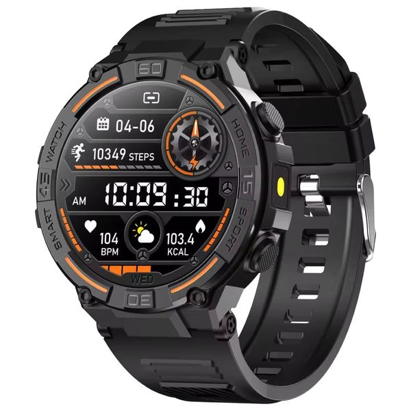  LOKMAT HW50 - Smart Watch - 1.9 Inches touchscreen - Up To 250–300 mAh - Black 