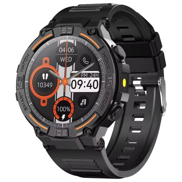  LOKMAT HW50 - Smart Watch - 1.9 Inches touchscreen - Up To 250–300 mAh - Black 