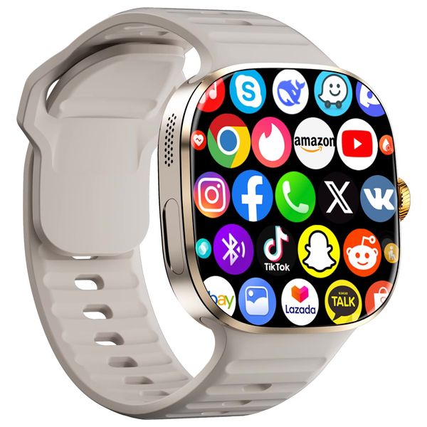 LOKMAT M99 - Smart Watch - 2.4 Inches Amoled - Up To 2100 mAh - Silver