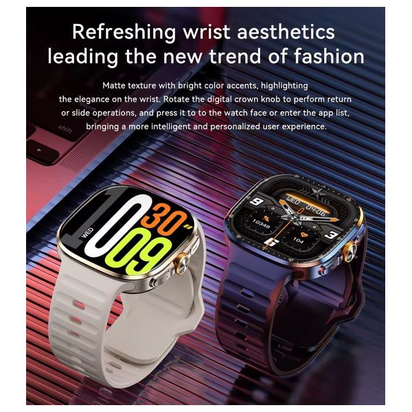 LOKMAT M99 - Smart Watch - 2.4 Inches Amoled - Up To 2100 mAh - Silver