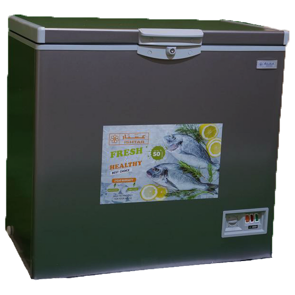  ISHTAR 438 - 10ft - Chest Freezer - Silver 