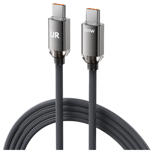  URPower U100WCR - Cable USB-C To USB-C - 1 m - 100W - Black 