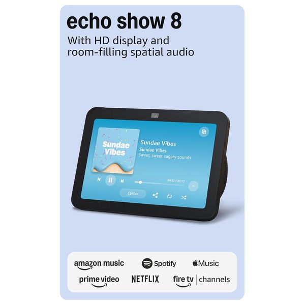  Amazon Echo Show 8 3rd Gen Black 