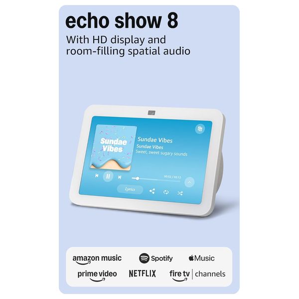  Amazon Echo Show 8 Snowfall 