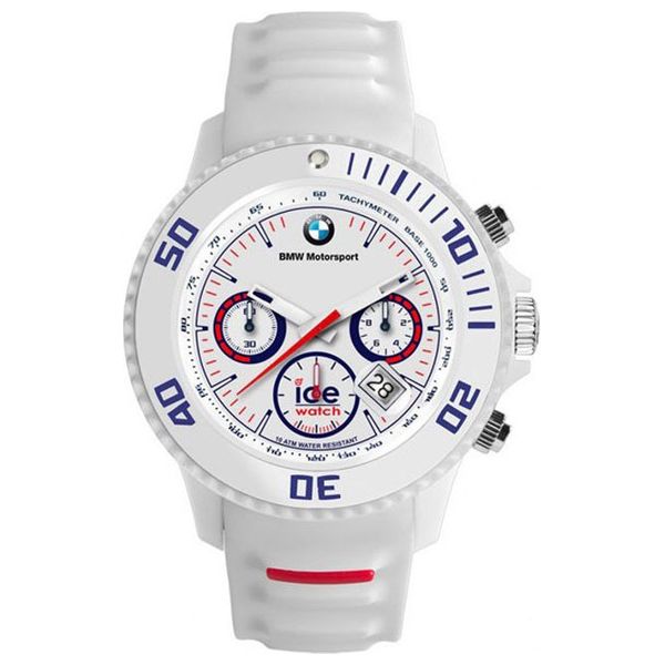 Elryan Ice Watch BMCHWEBS13 For Men Analog Display Silicone Band White