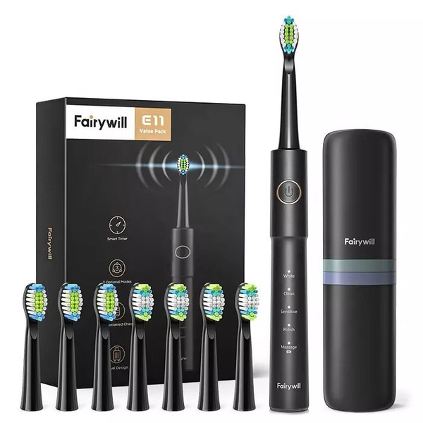  Fairywill 1265845693742 - Battery Powered Toothbrush 