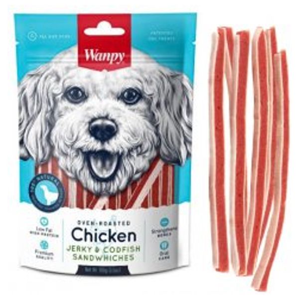 Wanpy shop chicken jerky