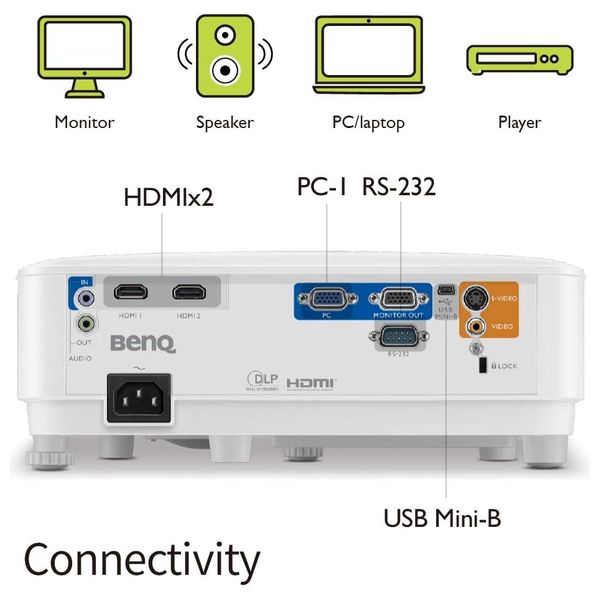  جهاز عرض بينكيو - MX550 - ابيض 