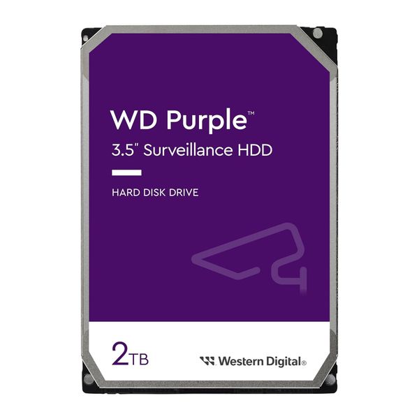 WD WD20PURZ - 3.5" - 2TB - Internal HDD Hard Drive - Purple