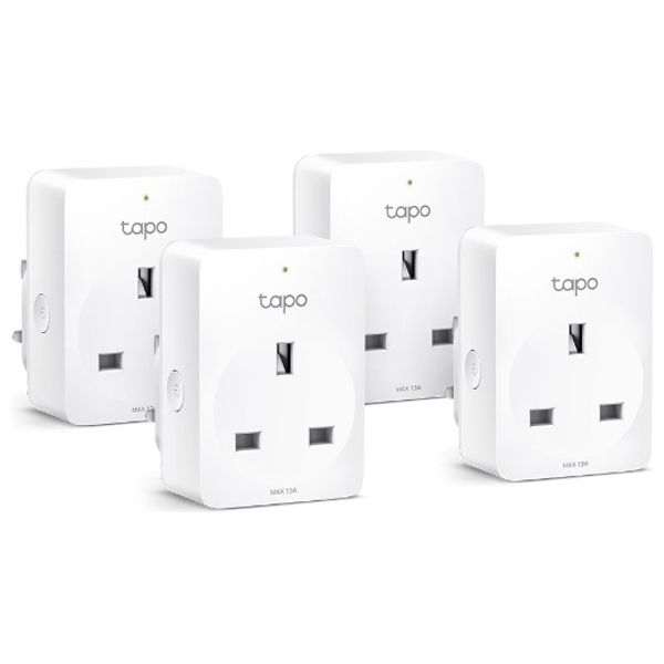  TP-LINK Tapo P100-WH - Smart Wall Socket - 4 Piece 