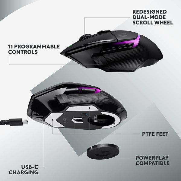  Logitech G502 X PLUS - Wireless Mouse 