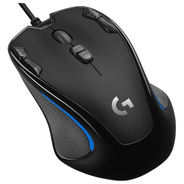  Logitech G300s - Wired Mouse - Black 