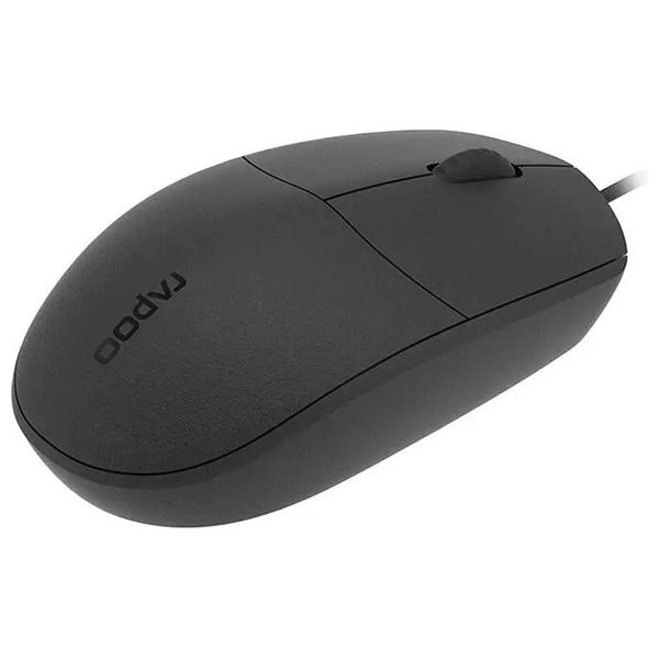 Rapoo N100C - Wired Mouse - Black