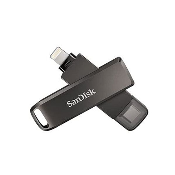  SanDisk SDIX70N-128G-GN6NE - 128GB - USB-C Flash Drive - Black 