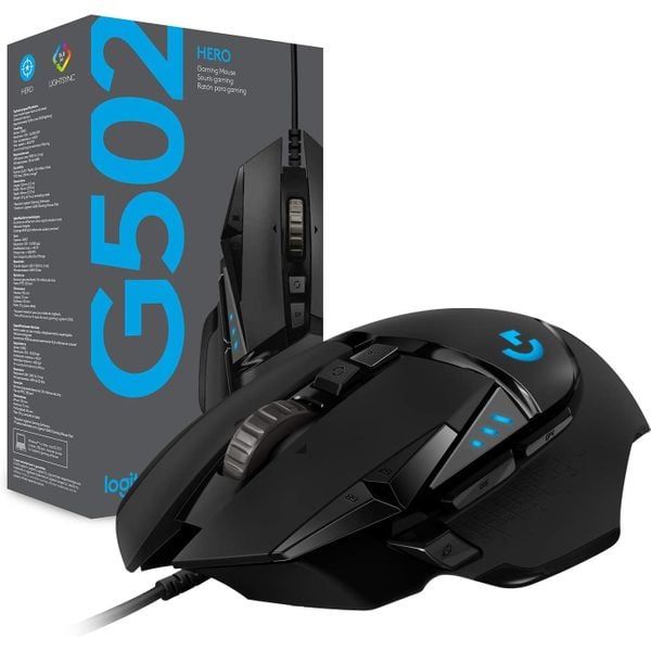  Logitech G502HERO - Wired Mouse 