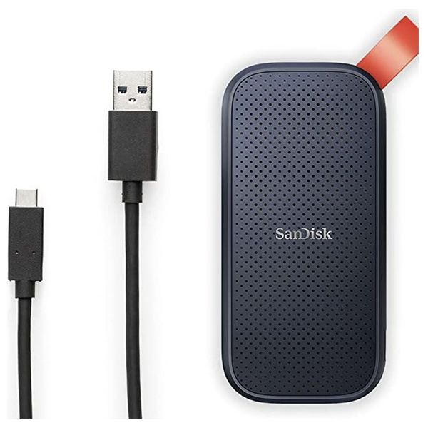 Elryan SanDisk SDSSDE301T00G25 1TB External SSD Hard Drive Blue