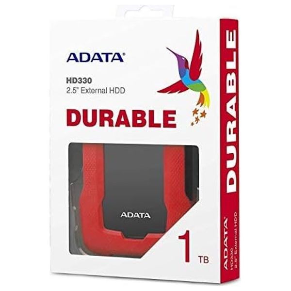  HDD هارد خارجي اي داتا AHD330-2TU31-CRD - احمر- 2تيرابايت 