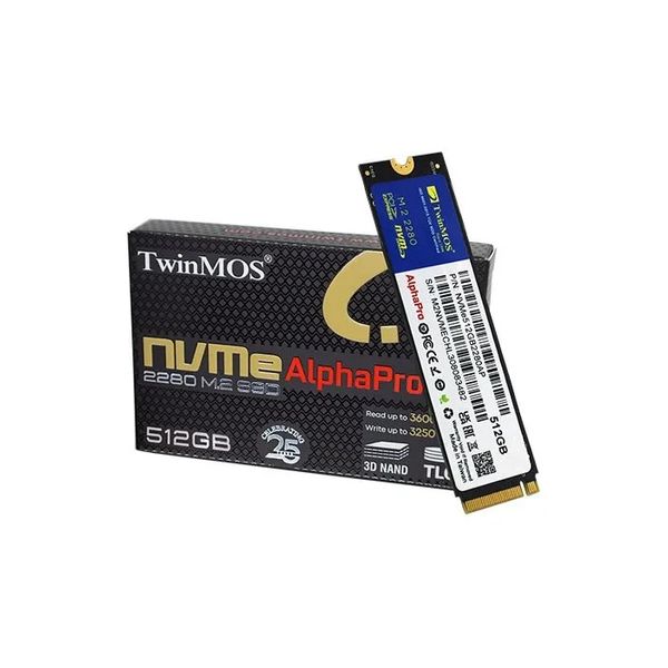  TwinMOS NVMe512GB2280AP - 512GB - Internal SSD Hard Drive - Black 