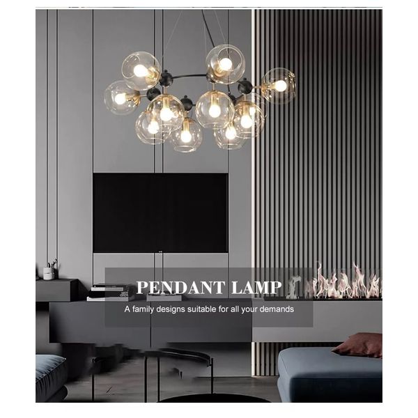  ضوء سقفي - اسود - SE-P9883-12BK 