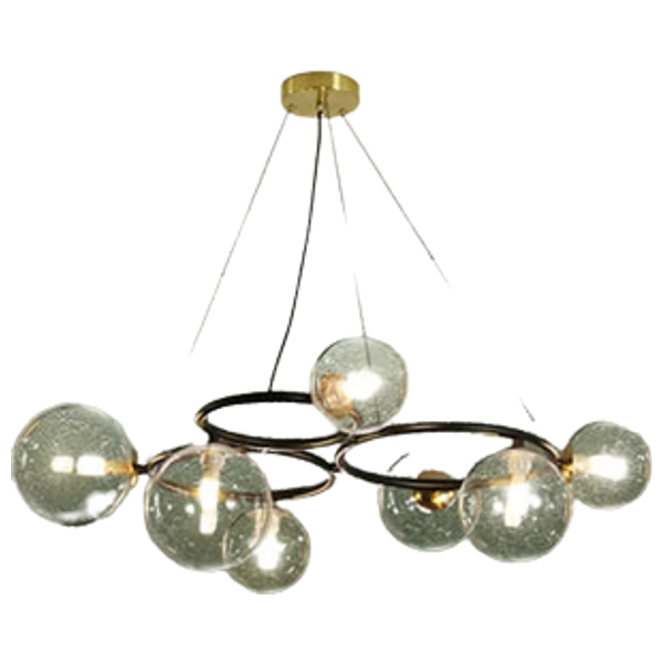  Ceiling Light -SE-P1033-7BKC - Black 