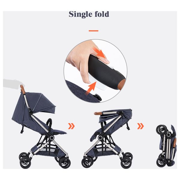  Baby Stroller - YF002 - Blue 