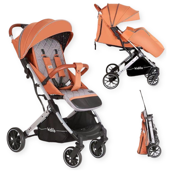 Brown stroller on sale