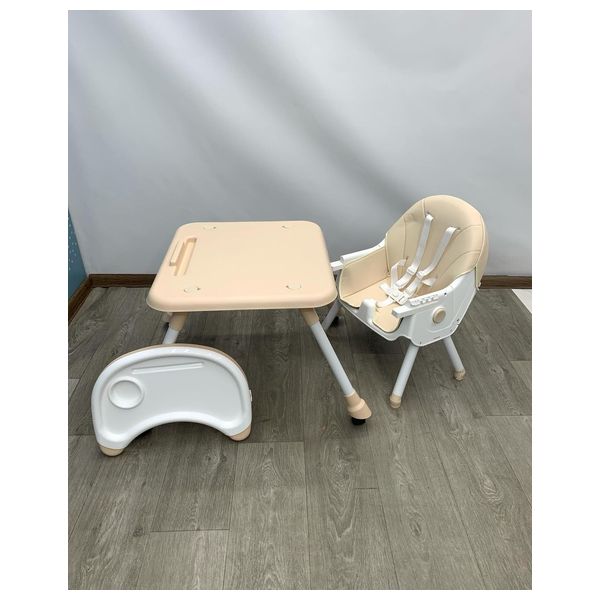  كرسي للأطفال طعام قابل للتعديل - خاكي 